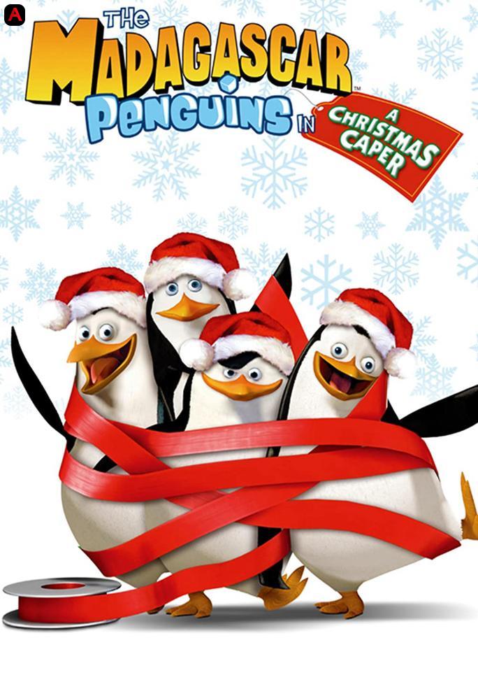 The Madagascar Penguins in a Christmas Caper